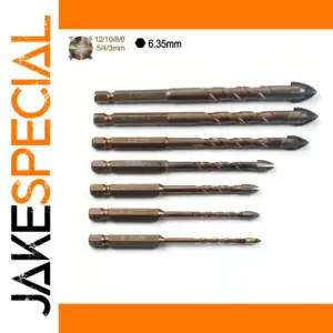 Carbide Tile Drill Bit Set 3-12mm