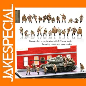 1/72 Scale WWII Soviet Infantry Set of 12