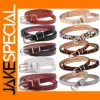 Women's 1.5cm Wide Microfiber Leather Belts