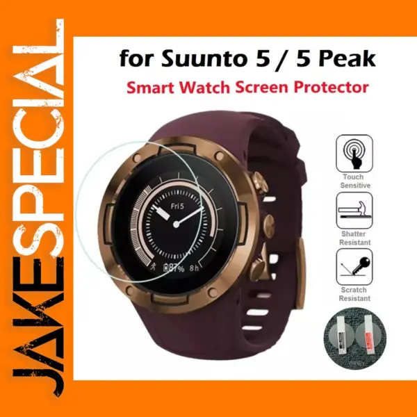 5PCS Tempered Glass for Suunto 5 Smartwatch