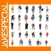 30pcs HO Scale 1:87 People Figures Set