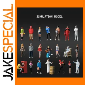 Miniature Doll Model for Dioramas 1/64 Scale