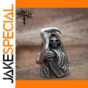 Skull Skeleton Motorcycle Bell with Hanger