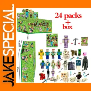 Anime Minecraft Blind Box Figure Set 24pcs
