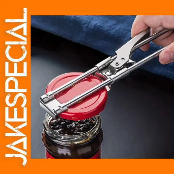 Adjustable Stainless Steel Jar and Bottle Opener