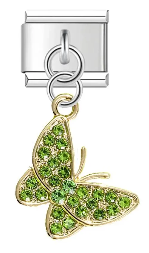 Zircon Butterfly Charm for DIY Bracelets 25 Zircon Butterfly Charm for DIY Bracelets - Image 25