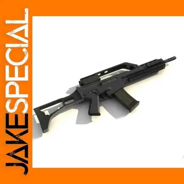 G36c Assault Gun 3D Paper Model Kit