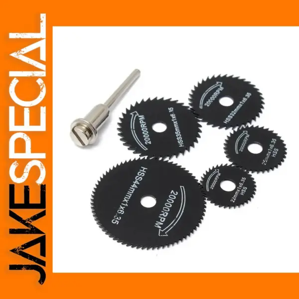 6pc HSS Circular Saw Blade Set for DIY