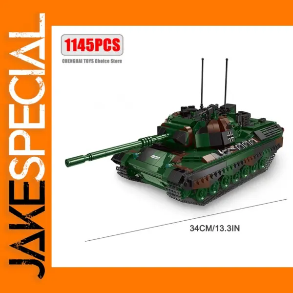 1145PCS Leopard 1 Tank Building Blocks Set