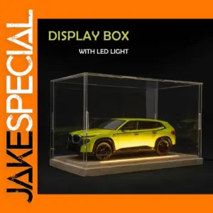 Acrylic Car Model Display Case with LED Light