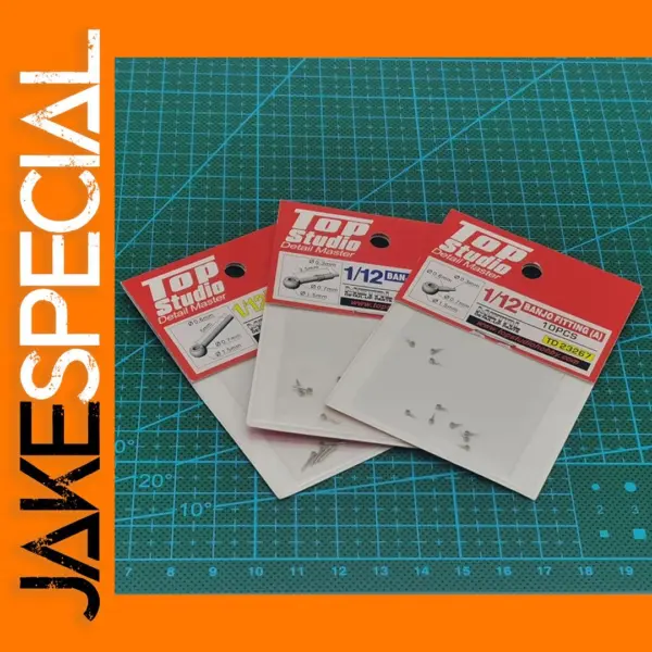 1/12 Scale Metal Banjo Fitting Set for Cars
