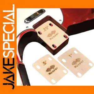 Maple Guitar Neck Shims Set of 3 Pieces