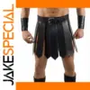 Roman Gladiator Leather Battle Skirt and Belt Set