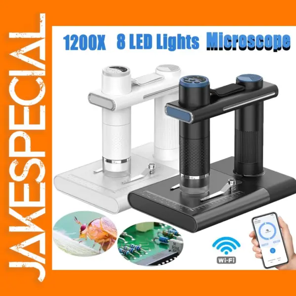 1200X Wireless Digital Microscope with Stand