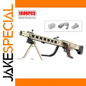 Electric MG42 Machine Gun Building Blocks Set