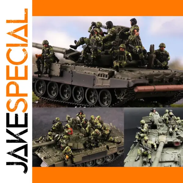 1:72 Scale 10Pcs Russian Schoolbag Soldiers Set