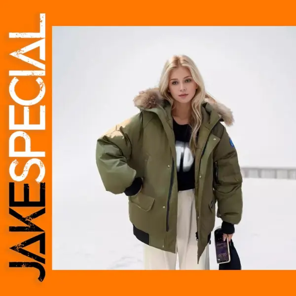 Women's Padded Hooded Cotton Parka Jacket