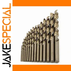 15pc M35 Cobalt Twist Drill Bit Set