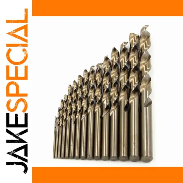 15pc M35 Cobalt Twist Drill Bit Set