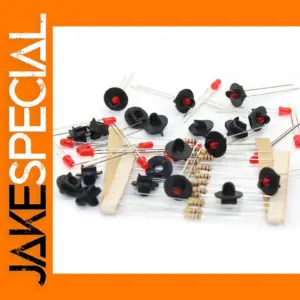 10pcs Red LED Target Faces for HO TT Scale