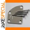 Custom Chrome Guitar Neck Plates