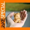 Cute Wooden Bear Figurine for Home Decor