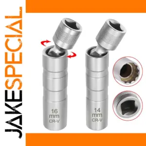 Magnetic Spark Plug Socket Wrench 3/8 inches Drive