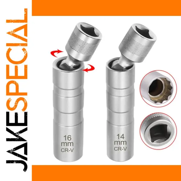 Magnetic Spark Plug Socket Wrench 3/8 inches Drive