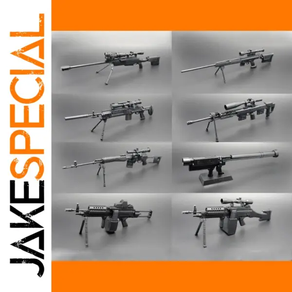 1/6 Scale Mini Sniper Rifle Model Toy