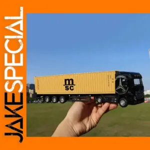 1/50 Diecast Alloy Transport Truck Toy Model