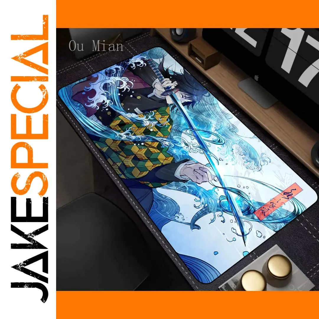 Anime Demon Slayer Agatsuma Zenitsu XXL Gaming Mouse Pad 1 Anime Demon Slayer Agatsuma Zenitsu XXL Gaming Mouse Pad