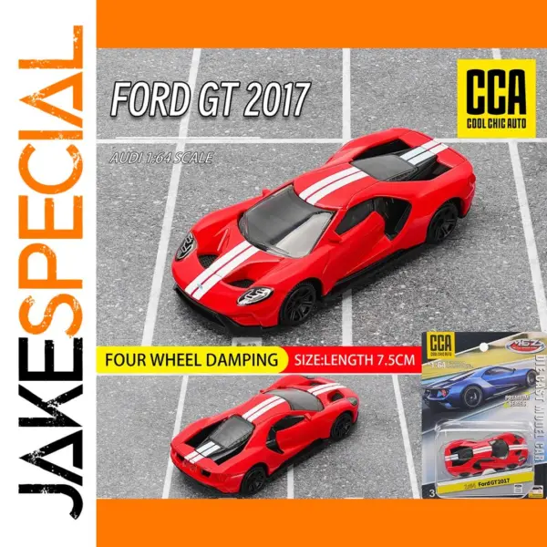 Ford GT 2017 1:64 Scale Diecast Model Car