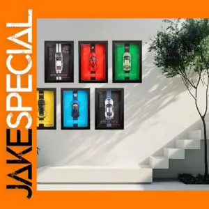 3D Wooden Photo Frame with Miniature Car