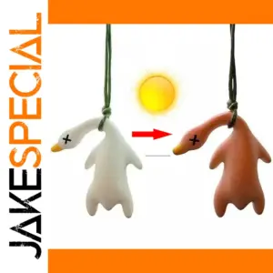Color-Changing Duck Keychain for Cars and Keys