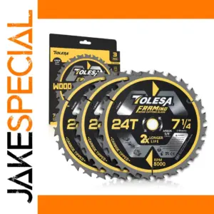 7-1/4 Inch Circular Saw Blades Set of 3