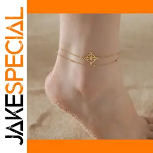 Witch Knot Stainless Steel Anklet for Women