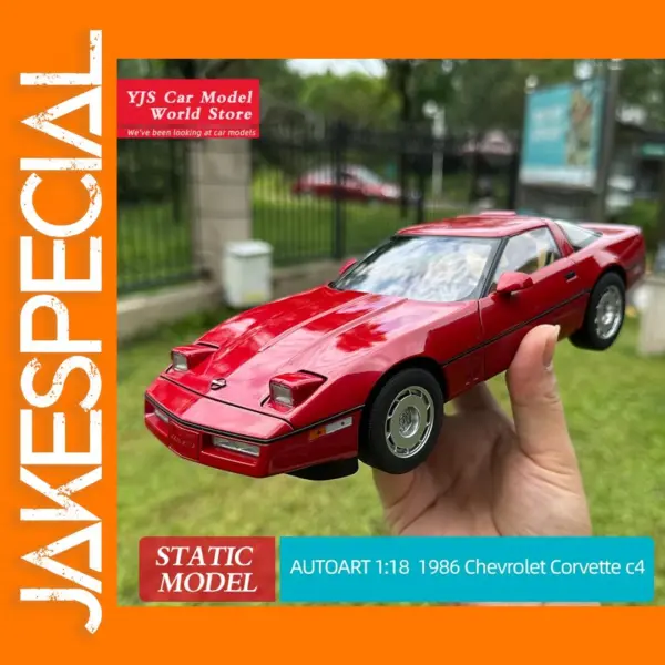 1:18 Scale Metal Chevrolet Corvette C4 Model