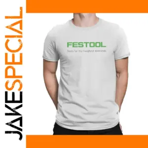 Festool Men's Cotton Round Collar T-Shirt