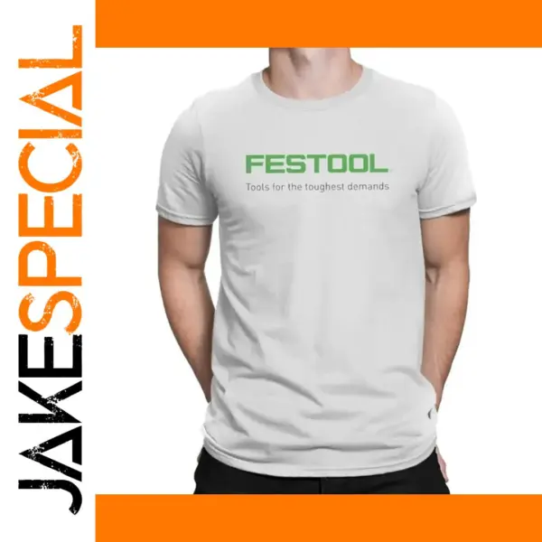 Festool Men's Cotton Round Collar T-Shirt