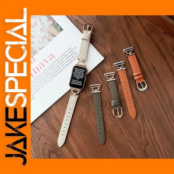 Leather Watch Strap for Samsung Galaxy Fit 3 SM-R390
