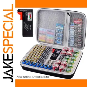 Battery Storage Organizer with Tester BT-168
