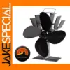 Heat Powered 4 Blade Stove Fan for Fireplaces
