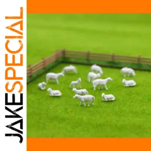 HO Scale Farm Animal Set 200pcs Unpainted Models