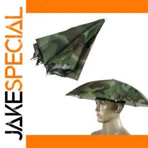 Outdoor Foldable Sun & Rain Umbrella Hat for Women