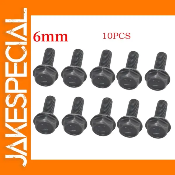 10pcs M6 M7 M8 Left Hand Screw Nut Set