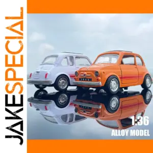 1:36 Alloy Vintage Diecast FIAT MINI Car Model for Collectors