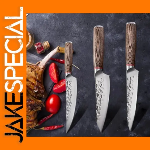 Stainless Steel Meat Cleaver and Paring Knife Set