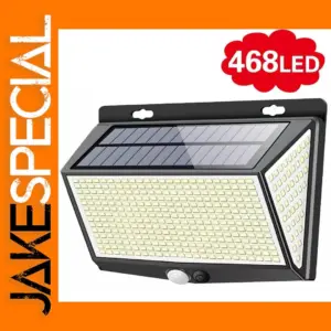 468 LED Solar Motion Sensor Outdoor Light