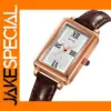 Ladies Waterproof Leather Strap Quartz Watch