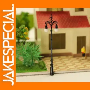 N Scale Double Headed Lamp Posts Set